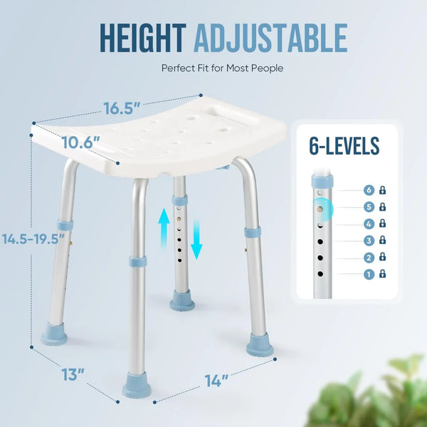 Adjustable Shower Stool for Bathtub