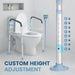 Adjustable Bathroom Toilet Handrails