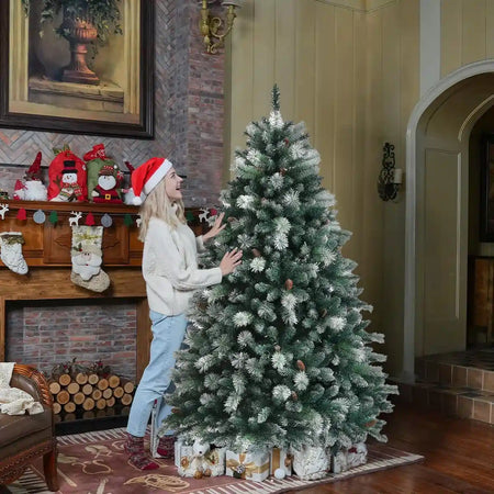 Snowy Aspen Spruce Tree#size_6FT