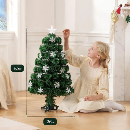 4.5ft Fiber Optic Christmas Tree Size#size_4.5FT