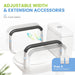 width adjustable Toilet Safety Rail