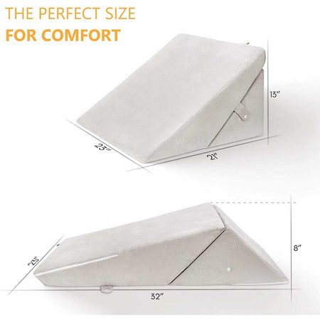URBAN DECO SIZE (6x8x76) Bed Wedge Pillow Plus for Sleeping