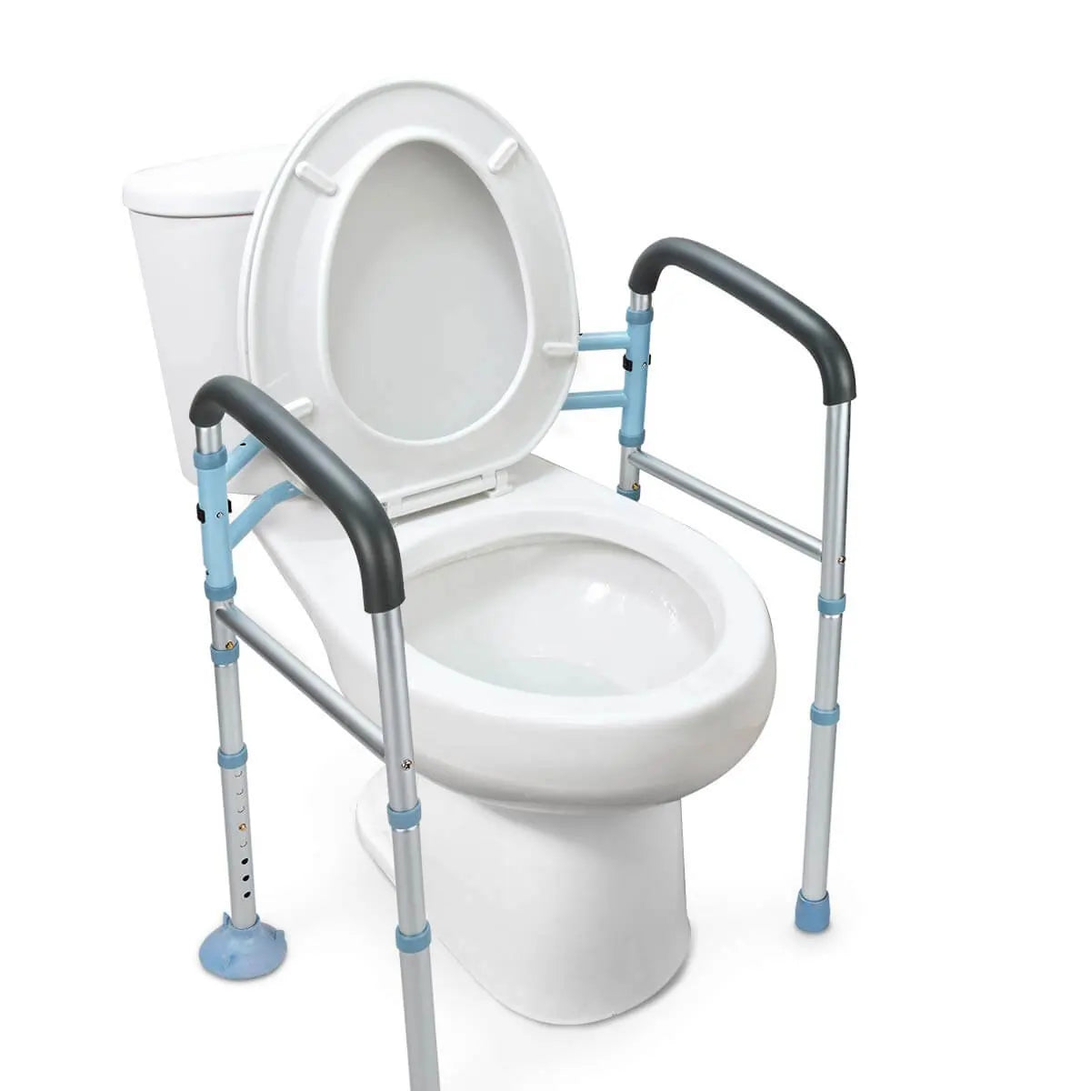 KosmoCare Compact Toilet Safety Rails - Steel - Assembly 