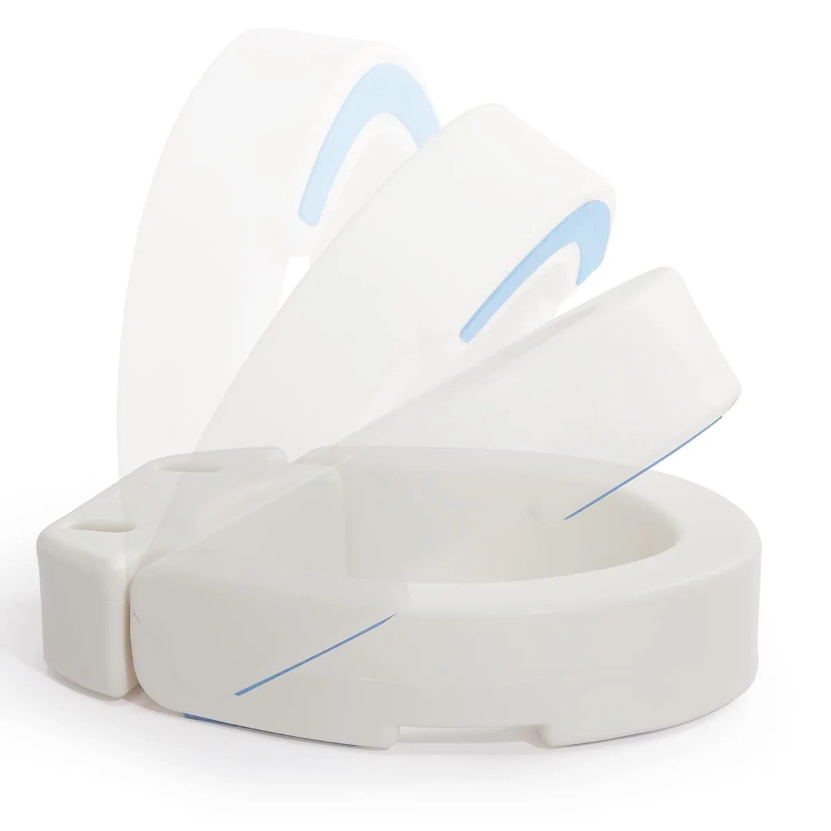 Carex Elongated Securable Toilet Seat Riser